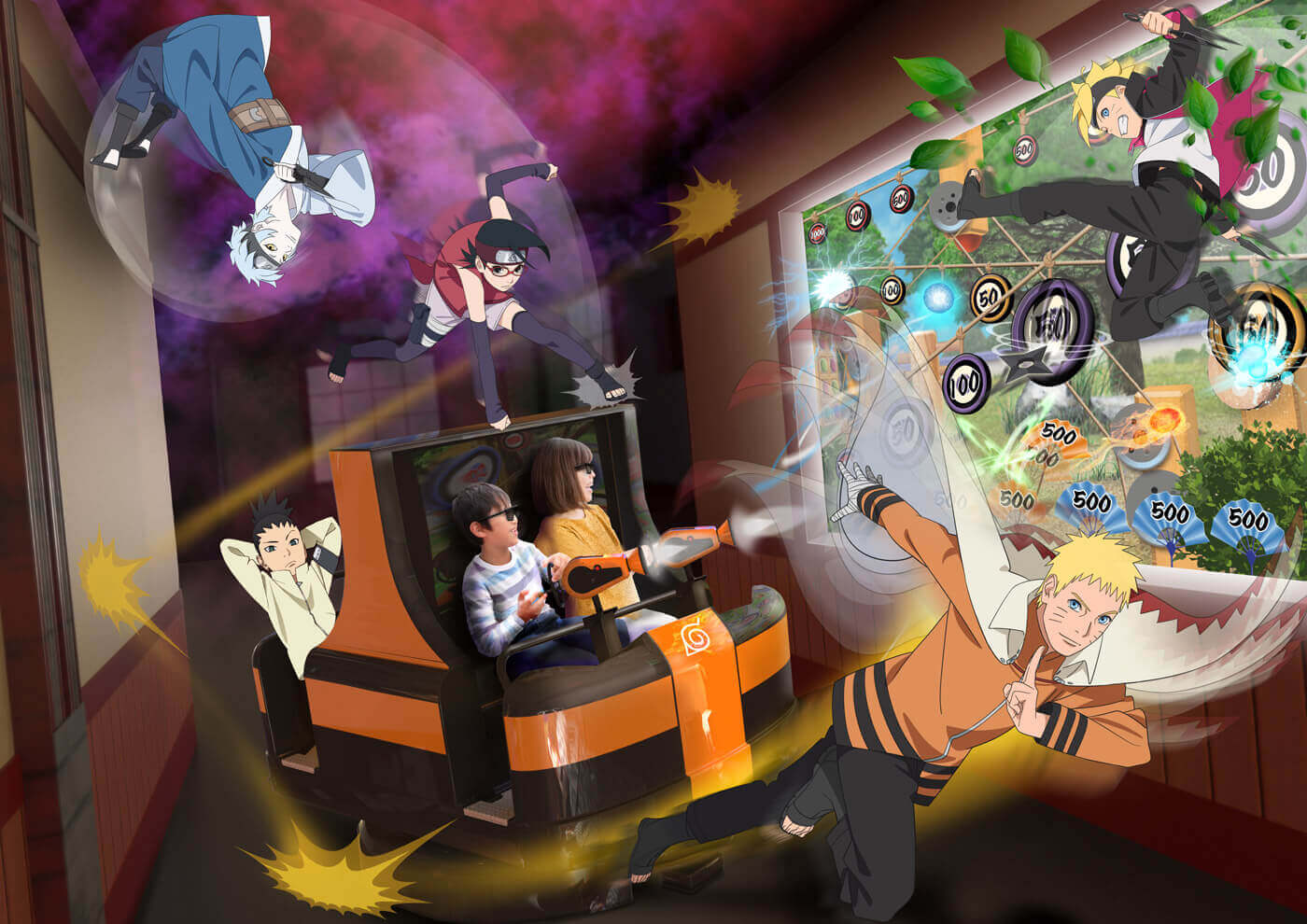 Characters family collection in Boruto, Ninja World