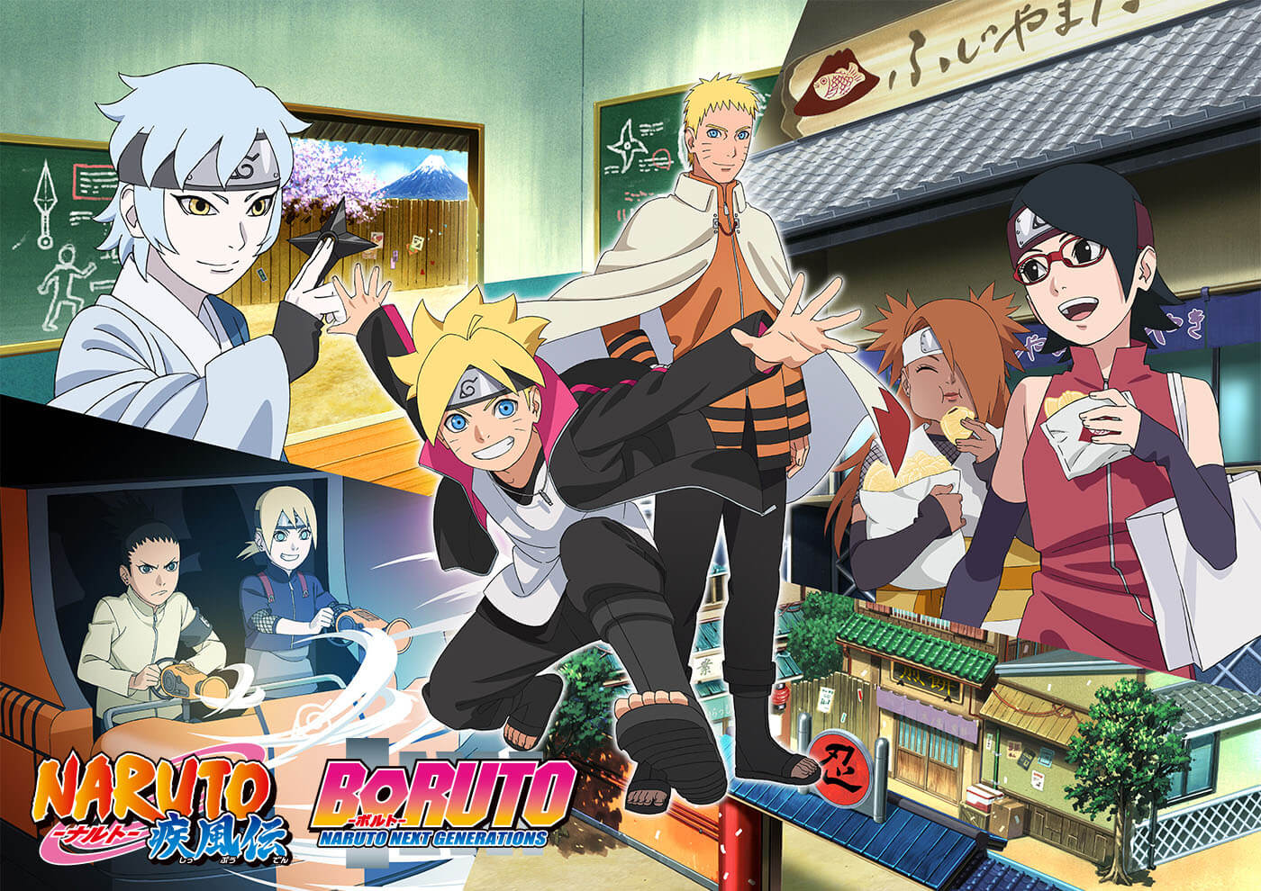 Characters family collection in Boruto, Ninja World